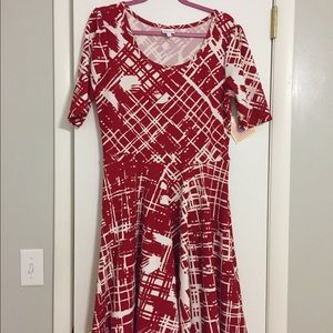 LulaRoe Nicole dress XL -NWT